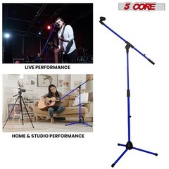 5Core Tripod Mic Stand Adjustable Holder Floor Microphone Boom Arm