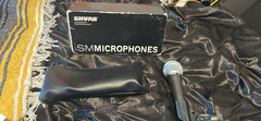 Shure SM Wired Handheld/Stand-Held Microphone Black/Silver w/ Pouch & Box