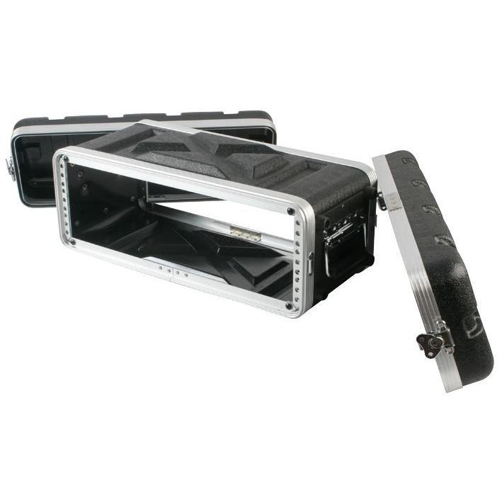 NEW 3U Portable Shallow 19″ Rack Road Case.ABS Carrying Cabinet Box.Pro Audio.DJ