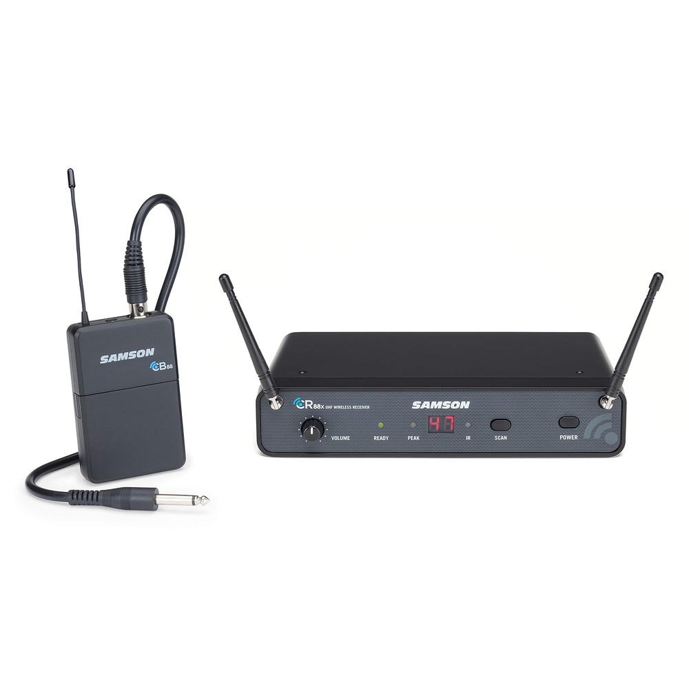 Samson Technologies Concert 88x Guitar Wireless System (D Band) (SWC88XBGT-D)…