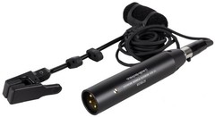 Audio Technica PRO 35 PRO35 Condenser ClipOn Instrument Microphone+2 1/4″ Cables
