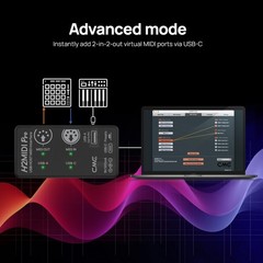 H2MIDI Pro Compact USB Host MIDI Interface | Router, Filter, Mapper, 32-Bit Proc