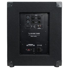 Sound Town 2-Pack 12″ 2800W Powered PA DJ Subwoofer w/ 3″ VC (METIS-12SPW-PAIR)