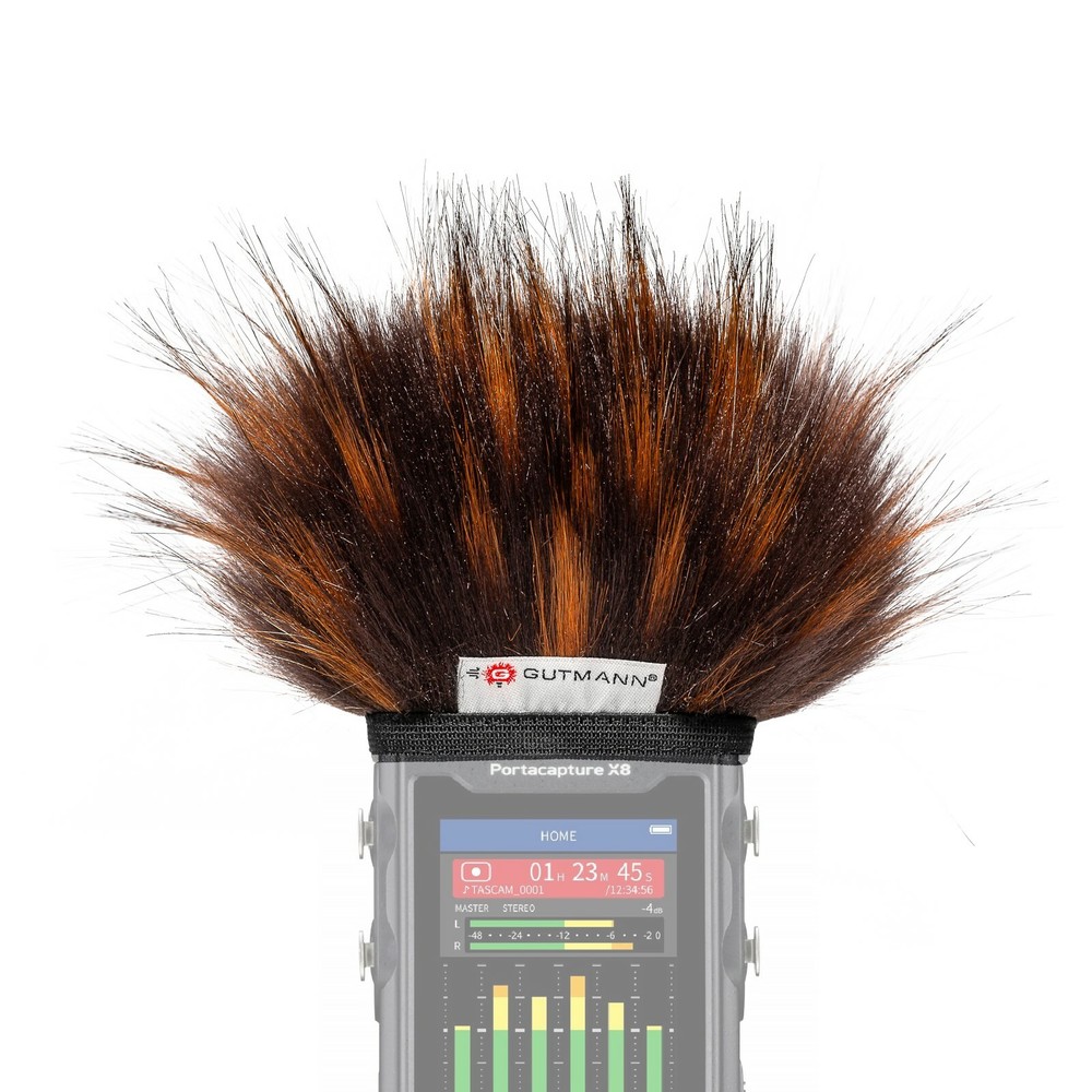 Gutmann Microphone Fur Windscreen Windshield for Tascam Portacapture X6 FIRE