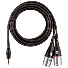 D’Addario Custom Series 1/8” to Dual XLR Audio Cable, PW-MPXLR-06
