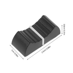 50Pcs Durable Fader Knobs Replacement for Mixer Slider Console Assorted Colors