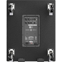 Harbinger VRS18 18″ Powered Subwoofer With DSP, Casters and Slip Cover