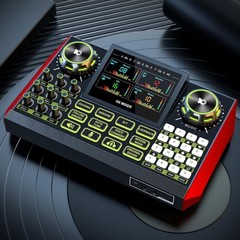 Professional Sound Mixer with Voice Changer & Reverb for Creators – 3.5/6.35mm