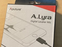 New Aputure Lyra Lavalier Microphone Lapel Mic for iPhone both USB-C & Lightning