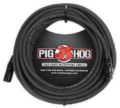 New – 3 Pack Pig Hog PHM100 XLR High Performance 8mm Microphone Cable, 100 Ft