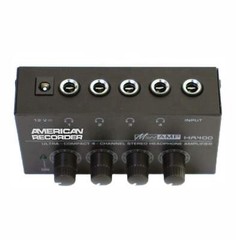 AMERICAN RECORDER 4 Channel Stereo Headphone Amplifier