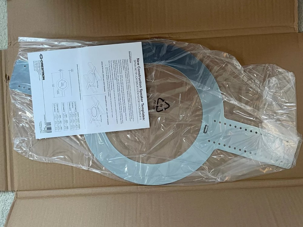 Crestron SPKA-NCTP-IC610 Templates for Saros 6.5” Speakers
