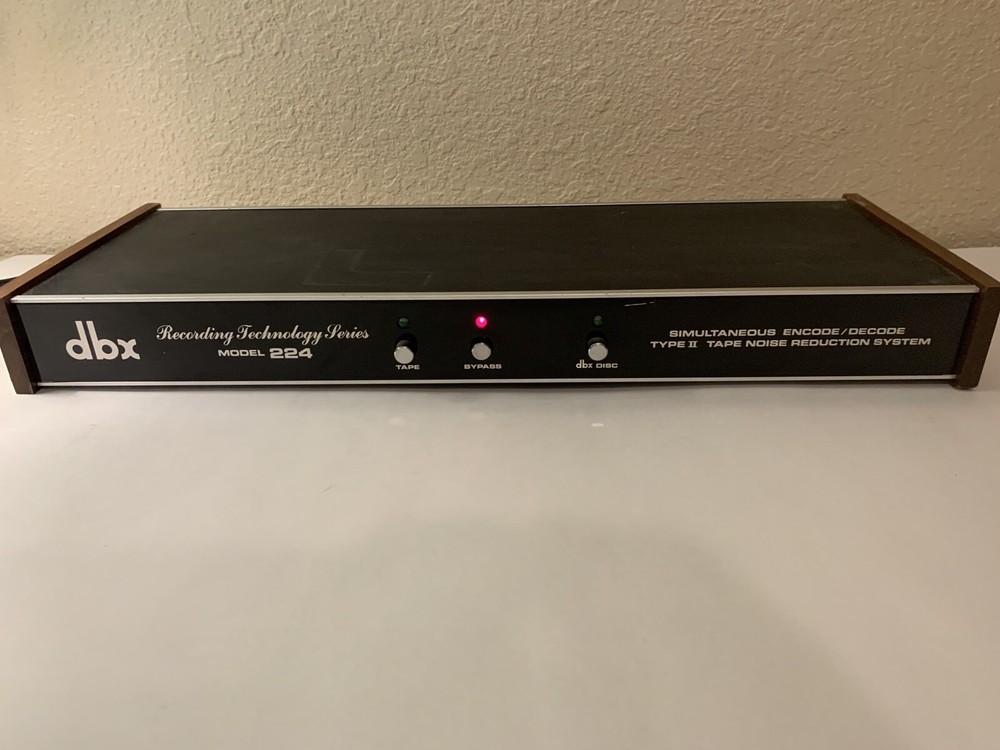 Vintage DBX Recording Technology Series Model 224 Type II Tape Noise Reduction