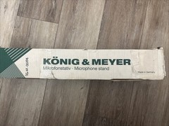 K&M Konig and Meyer 25900 – 500 – 55 259 Low-Profile Microphone Stand w/ Boom