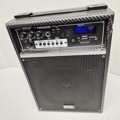 Pyle Portable Speaker Karaoke System – PWMAB250 Power Plug Tested Plays Radio