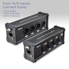 4 Channel 3 Pin Multi Network XLR Cable Breakout for Stage Sound Lighting and…