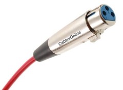1ft Mini XLR 4-Pin TA4F F to 3-Pin XLR F Shure Bodypack Transmitters Mic. Cable