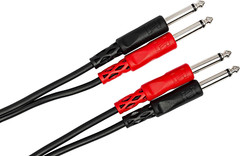 CPP-202 Dual 1/4″ TS to Dual 1/4″ TS Stereo Interconnect Cable, 2 Meters