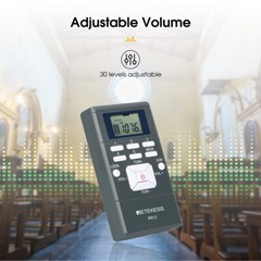 Wireless Tour Guide Audio System Mic Transmitter 10 Receivers for Meeting Church
