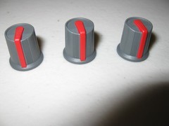 Knobs for electronics – various colors