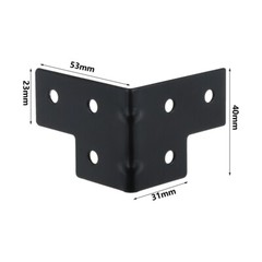 4XCorner Brackets Wooden Case Flight Case Corner Connector Angle Edge Protection