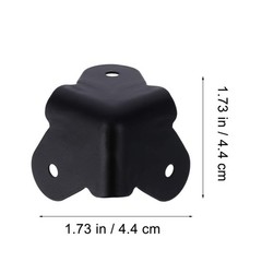16Pcs Speaker Cabinet Corner Protectors Rounded Metal Edge Guards for Dj and …