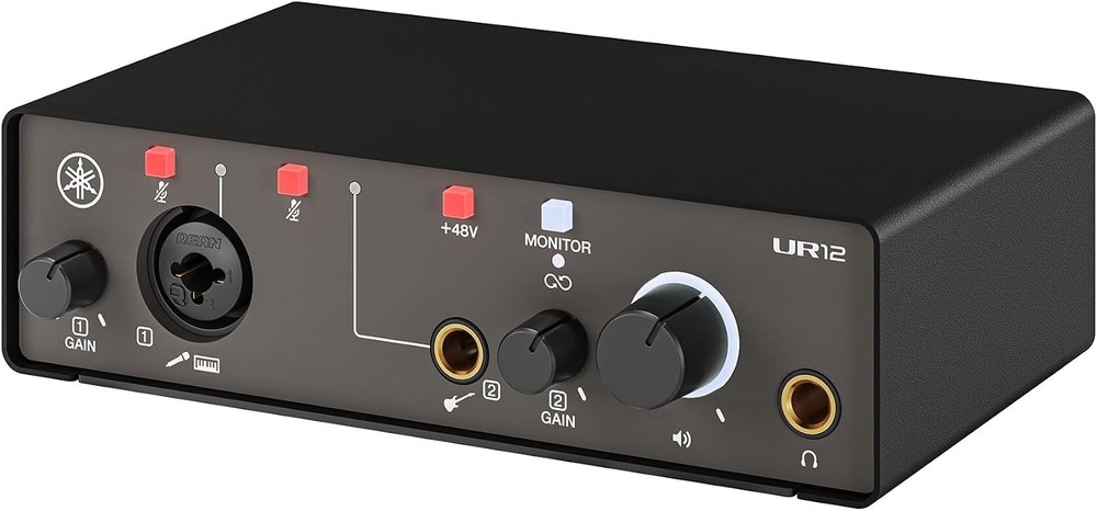 YAMAHA UR12MK3B USB Audio Interface 24bit/192kHz 2In/2Out Black