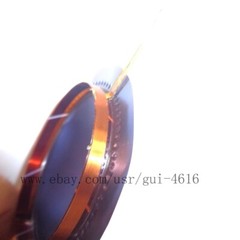 1pcs 44.4mm Blue Titanium diaphragm Horn tweeter voice coil Flat wire 8ohm