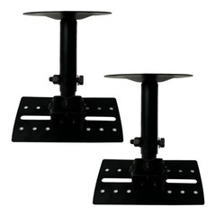 Pair Wall Ceiling Steel Convenient Stability Mounts Universal Stand for Speakers