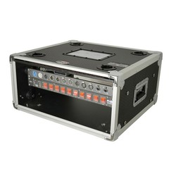 Prox 4 Space ATA Rack Road Case 14″ deep w/ retractable Slidings lids