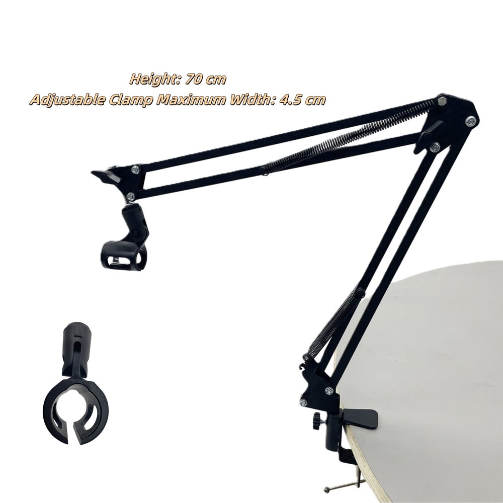 Microphone Stand Recording Microphone Suspension Boom Scissor Arm Holder