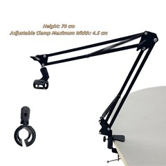 Microphone Stand Recording Microphone Suspension Boom Scissor Arm Holder