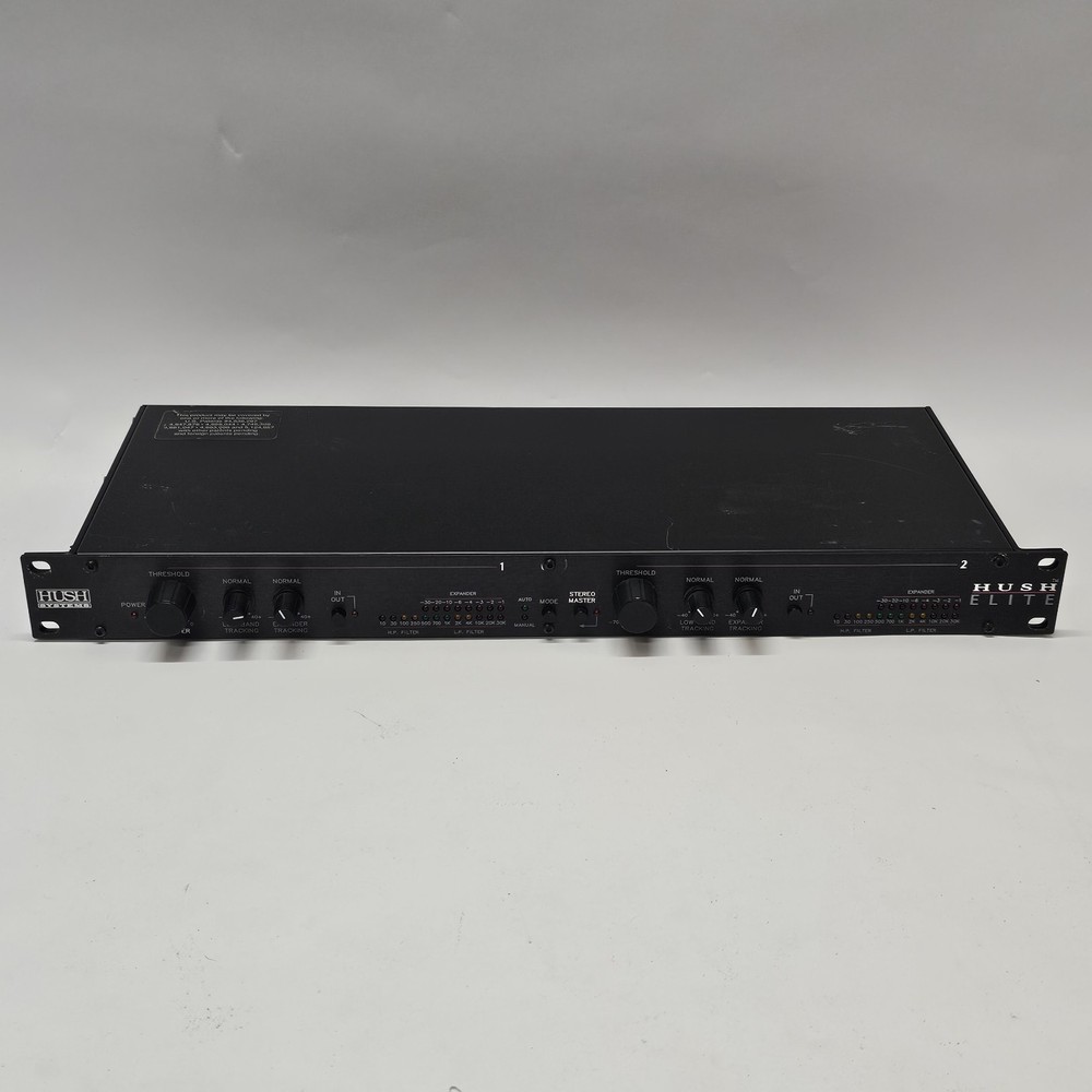 Hush Systems Elite Noise Reduction System Rack Mount UNTESTED AS IS NO CABLES