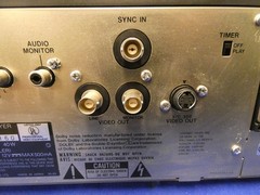 JVC BR-S500U SVHS Video Cassette Player for PARTS, Error 321 w/SA-K50U Time Code