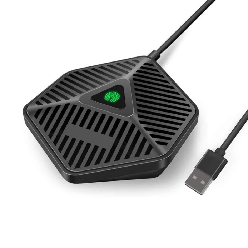 Usb Conference Microphone, Omnidirectional Microfone, Condenser Mic, Desktop Mic