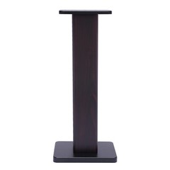 28″ 1 Pair Bookshelf Speaker Stands Surround Sound Home Theater Black Walnut PVC