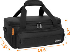 Padded Mixer Carry Bag Fits Behringer X-AIR Series Mixers（ XR12，XR16，XR18）, L 14