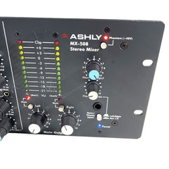 Ashly MX-508 (MX508) 8-Input Stereo Mic/Line Mixer W/POWERCORD