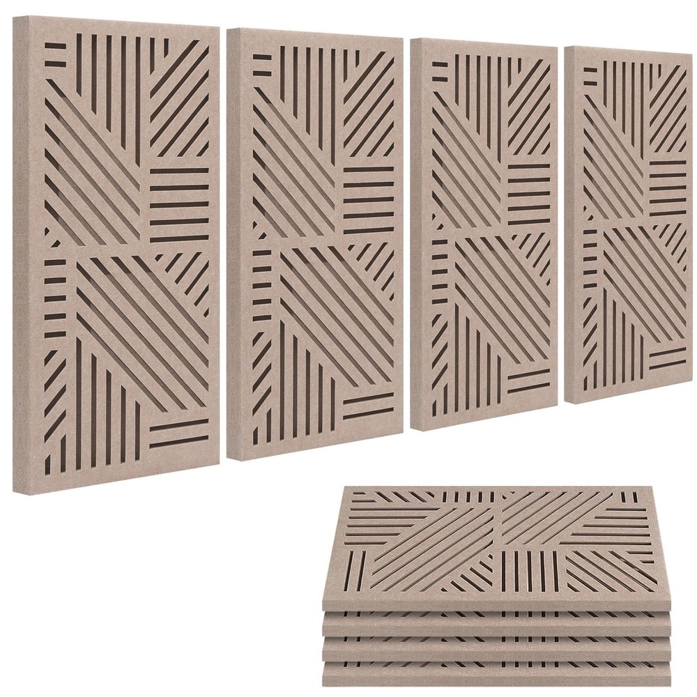 BUBOS 4 Pack Acoustic Wall Panels – Professional Self-Adhesive Sound Camel