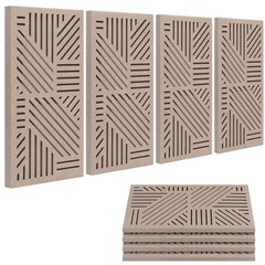 BUBOS 4 Pack Acoustic Wall Panels – Professional Self-Adhesive Sound Camel