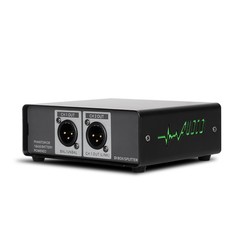 Active DI Box Dual Channel Noise Isolator For Live Performances Easy To Use