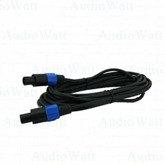 2X PREMIUM DJ / PRO TRUE AUDIO SPEAKER CABLE SPEAKON TO SPEAKON 16 GAUGE 25 FEET
