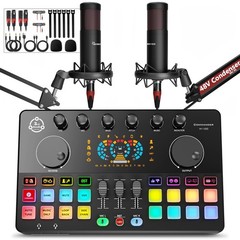 Podcast Mixer for 2 Mics RGB Voice Change Commander M100 3rd