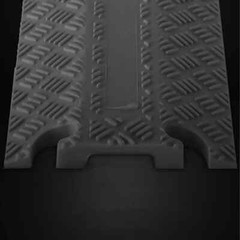 Pyle 2-Pack 40″ Cable Ramp Protector Cover Black Indoor Outdoor Cord Track