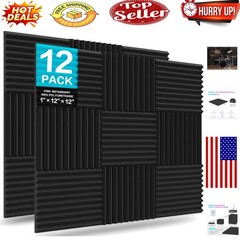 Acoustic Foam Panels – Noise Reduction & Soundproofing for Studio, Office & Home