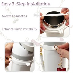 Handle Strap & Cherry Charm Accessories Set Compatible with Owala Water Bottl…