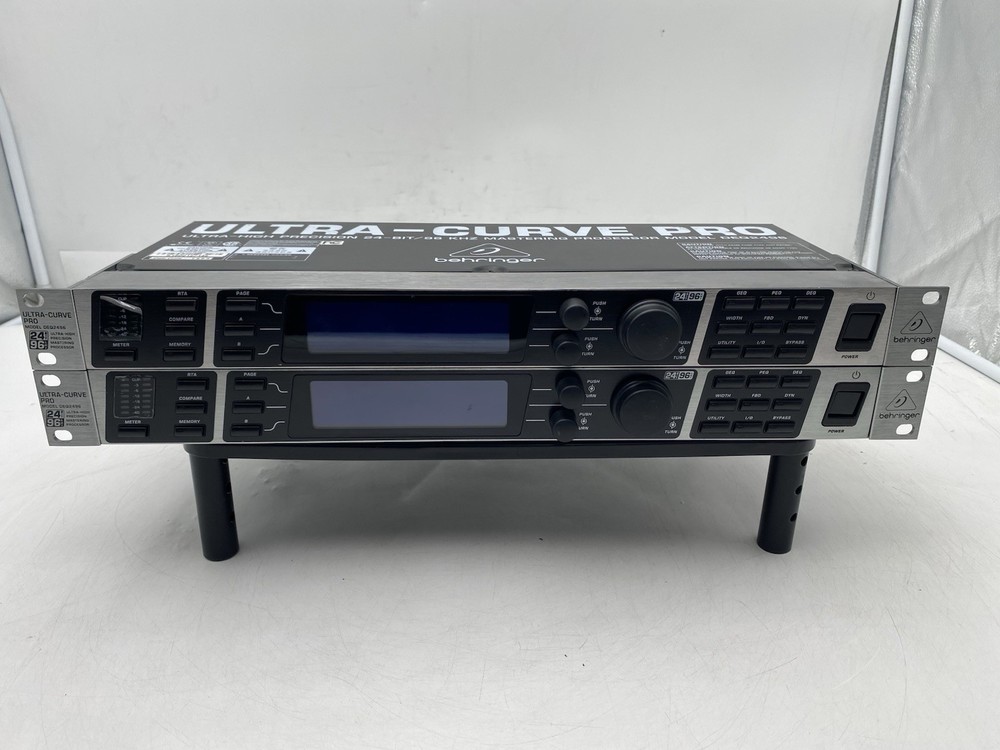 Lot of 2 Behringer Ultra-Curve Pro DEQ2496 24-Bit/96 kHz Processor
