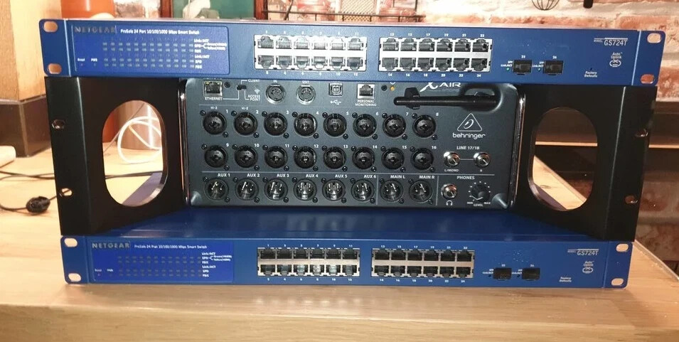 Rack Ears for Behringer XR18-XR16-SD18-Midas-MR16-MR18