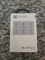 K9 Wireless Microphone Dual Set, Plug and Play, USB-C Lightning for Smartphone