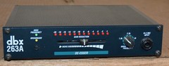 DBX 263A De-Esser Deesser De-S Studio Dynamic Audio Signal Processor 263